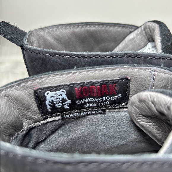 Kodiak Chukka Men’s Waterproof Black Leather Lace Up Booties Boots Size 9.5 - Picture 10 of 11